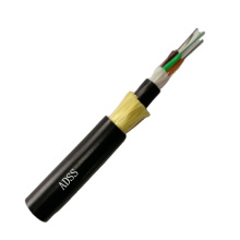 ADSS 24 core fiber optic cable all dielectric aramid yarn self-supporting aerial adss  optical cable